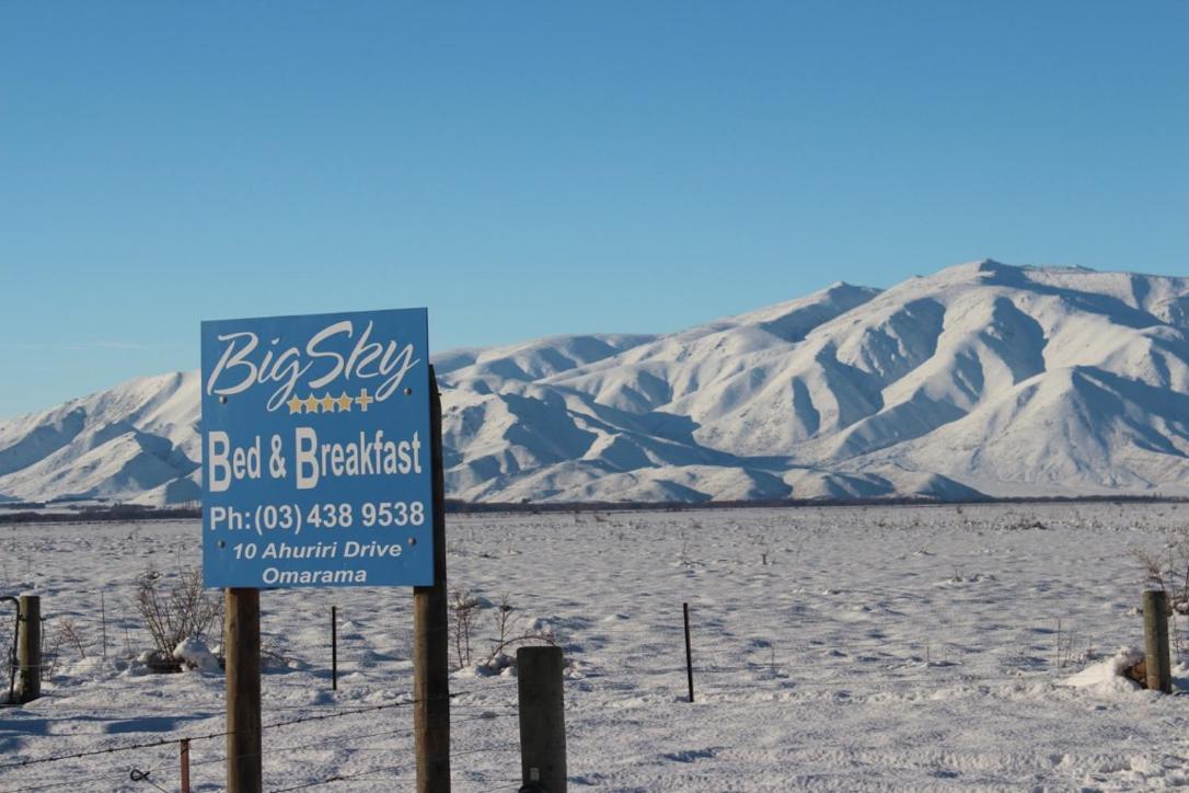 Bigsky Bed And Breakfast Omarama Dış mekan fotoğraf